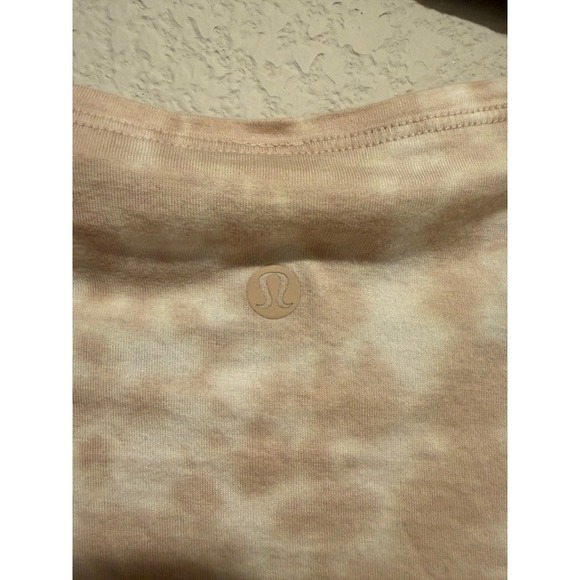 Lululemon Back In Action long sleeve Marmoleado Tie Dye White Opal Cafe Au Lait - Picture 5 of 10